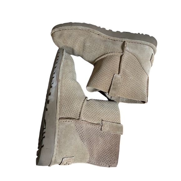 Ugg Classic Tawny Unlined Mini Perforated Boots - Picture 9 of 12